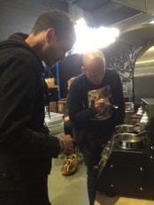 Roasting at Bear Bones Espresso