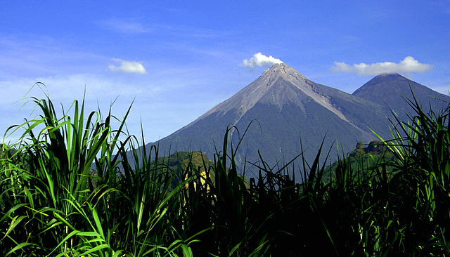 Volcano de Fuego in the Acatenango region in Guatemala. Photo courtesy Javier Ruata.