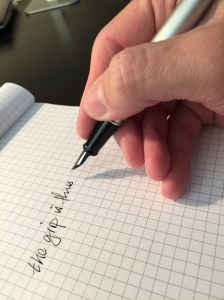 My standard grip as shown with the Metropolitan.