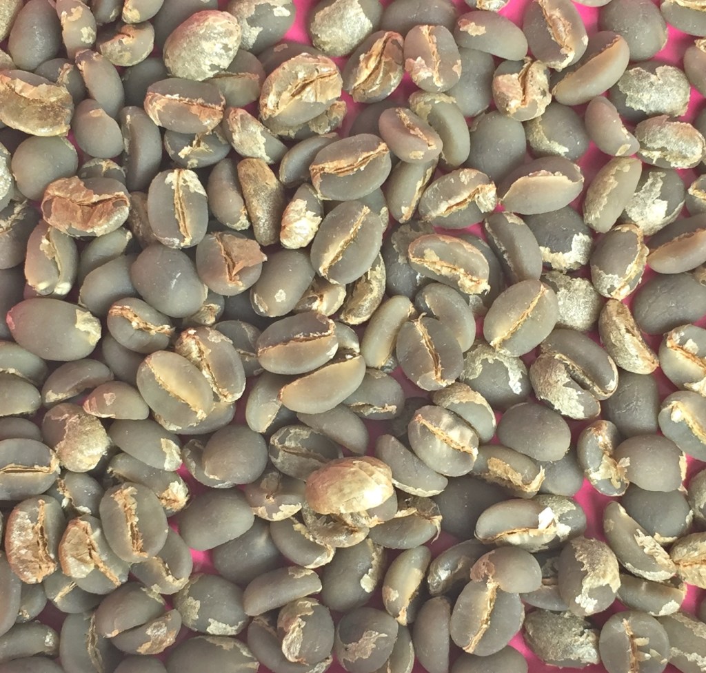 Hulled and ready for roasting